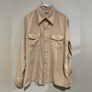 BC Ethic Custom Crafted Tan Snap Front Shirt